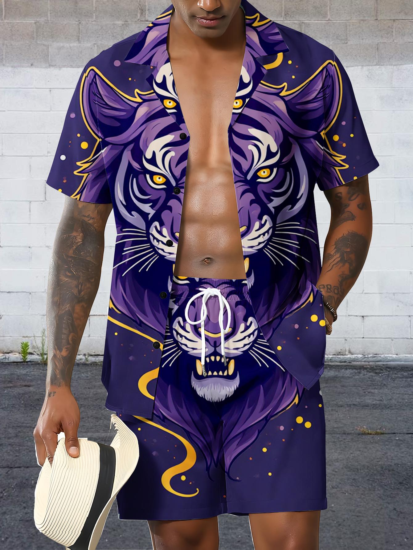 Summer Clothing Drip - Men's Shirt Sets 2026 Spring/Summer jogging