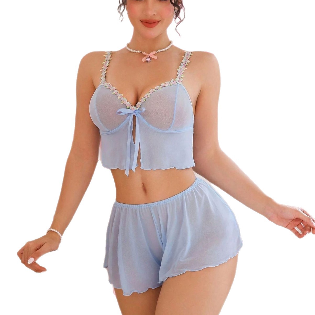 Summer Clothing For Women - 2 Piece Westerns Sexy Pink Cute