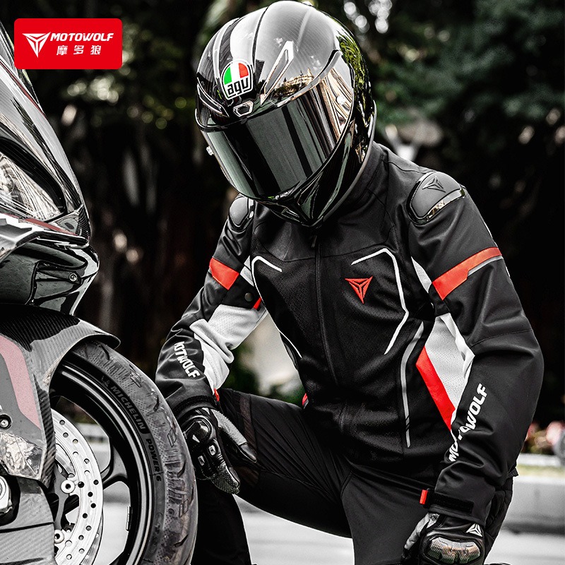Summer Clothing Motorcycle - Motorcycle Jacket Man Summer Breathable Racing
