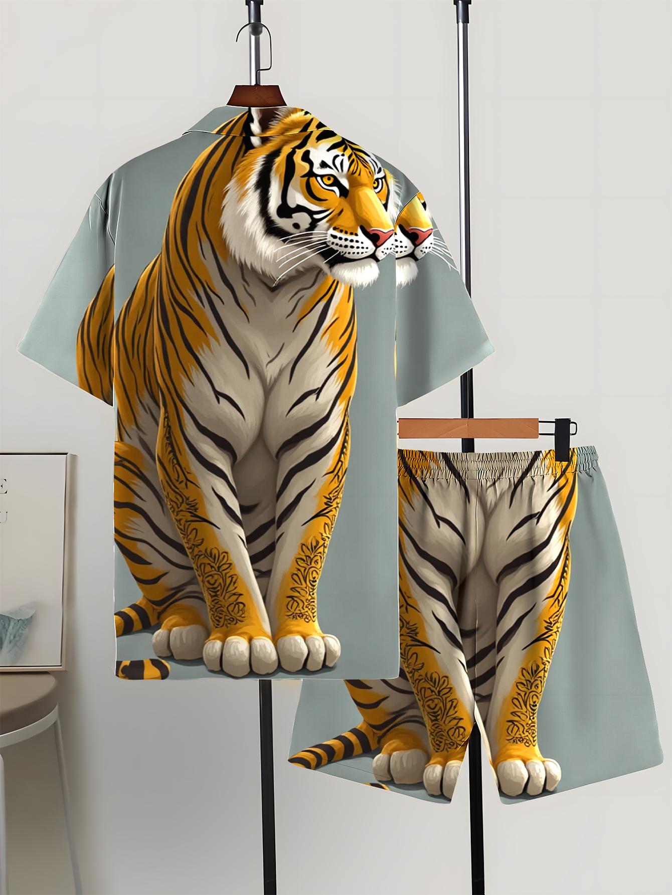 Summer Clothing Drip - Men's Shirt Sets 2026 Spring/Summer Graphic