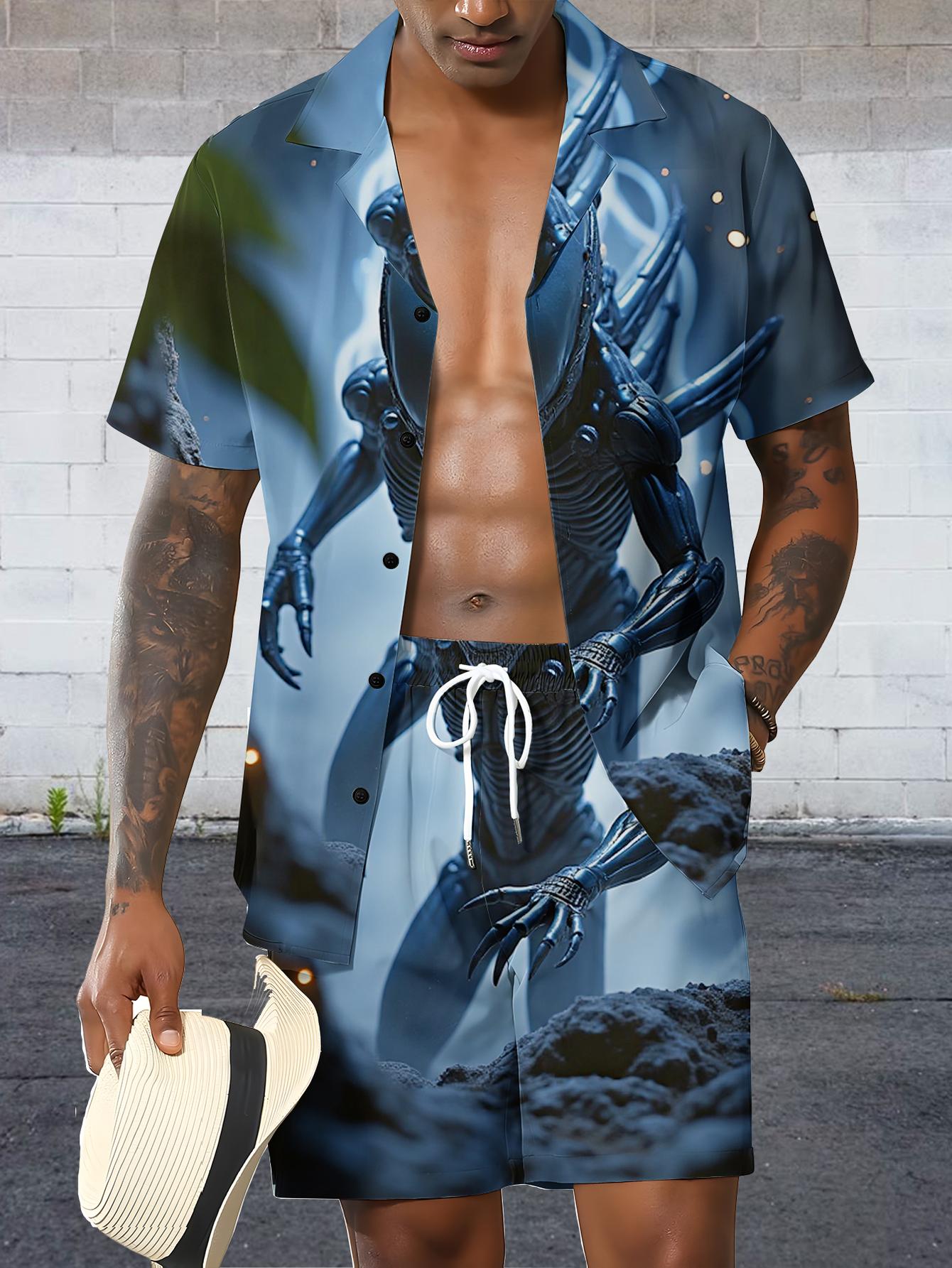 Summer Clothing Drip - Men's Shirt Sets 2026 Spring/Summer 2