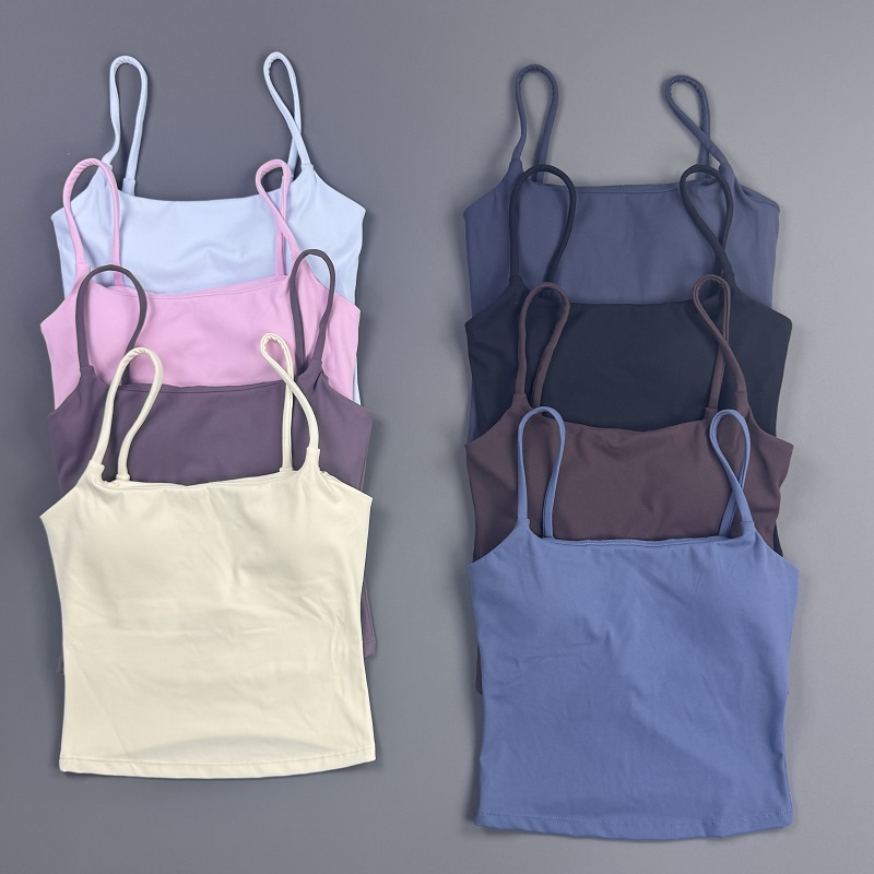 Summer Yoga Clothing - Gym Top Women Spaghetti Strap Camisole