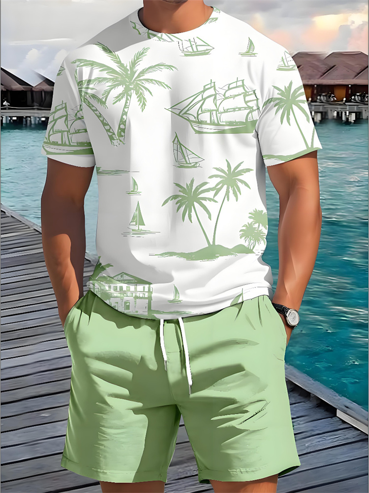 Beach Shirt Hawaiian - 2 Piece Summer 3D Casual Everyday
