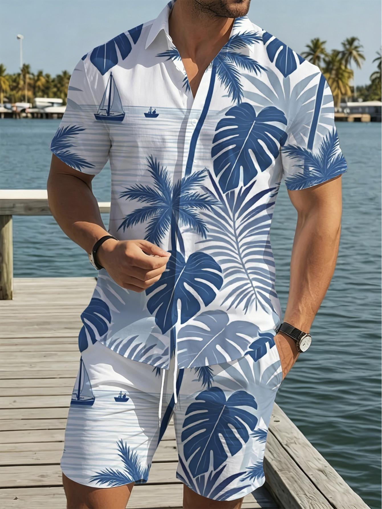 Summer Clothing Drip - Men's Shirt Sets 2026 Spring/Summer drip