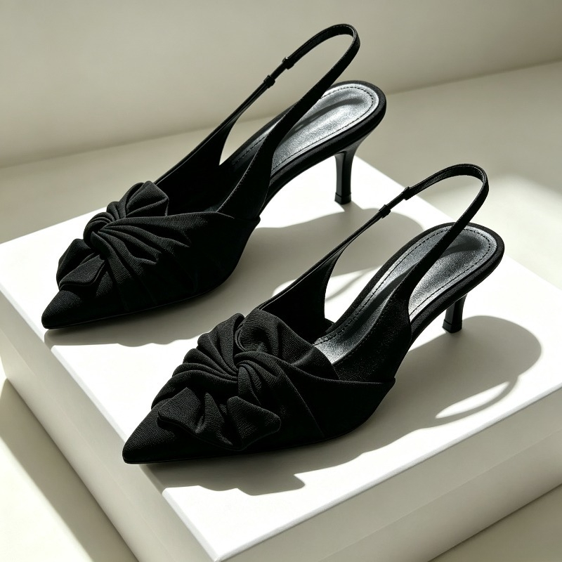 Summer Clothing Collection - Elegant Bowknot Pointed Toe Pumps Women