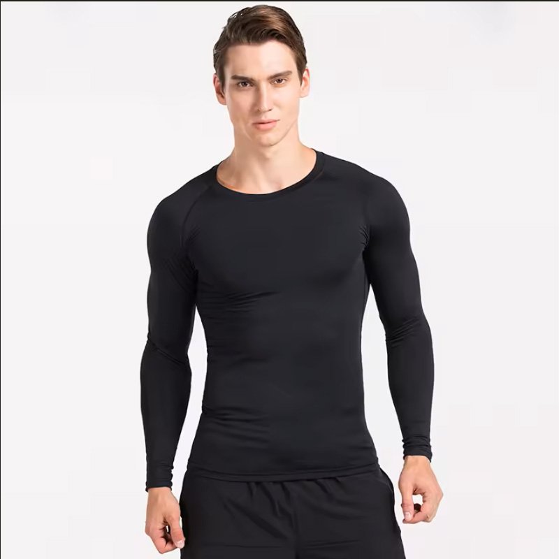 Men's T-shirt Men Running Spor - Summer Gym Clothing 评论和价格