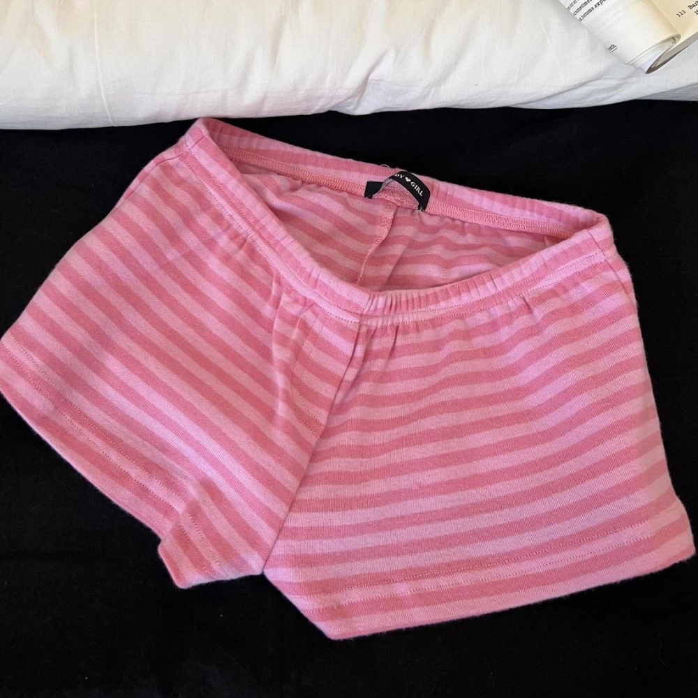 Pink Striped Short Sleeve T-sh - Summer House Clothing 评论和价格