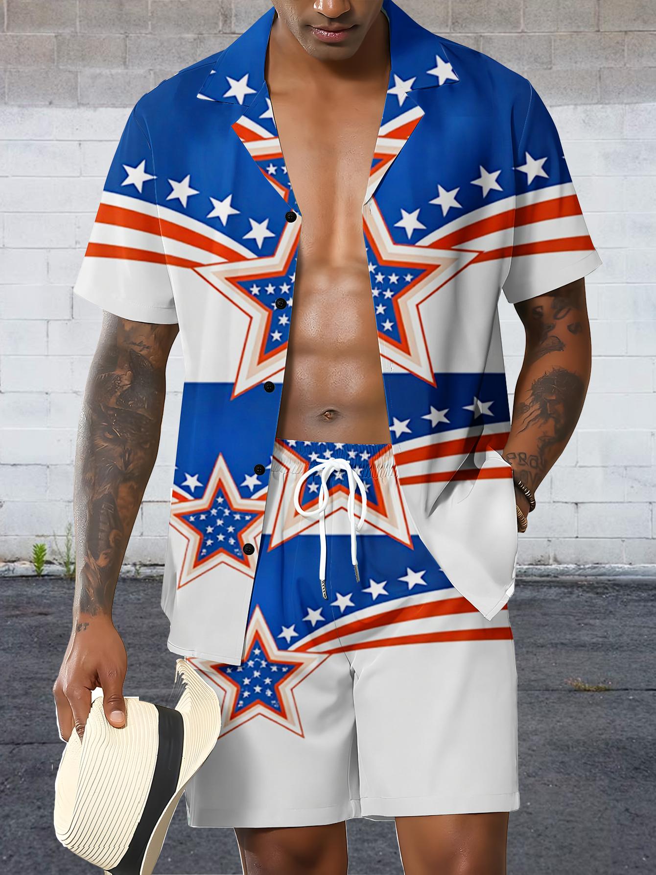 Men's Shirt Sets 2026 Spring/S - Summer Clothing Drip 评论和价格