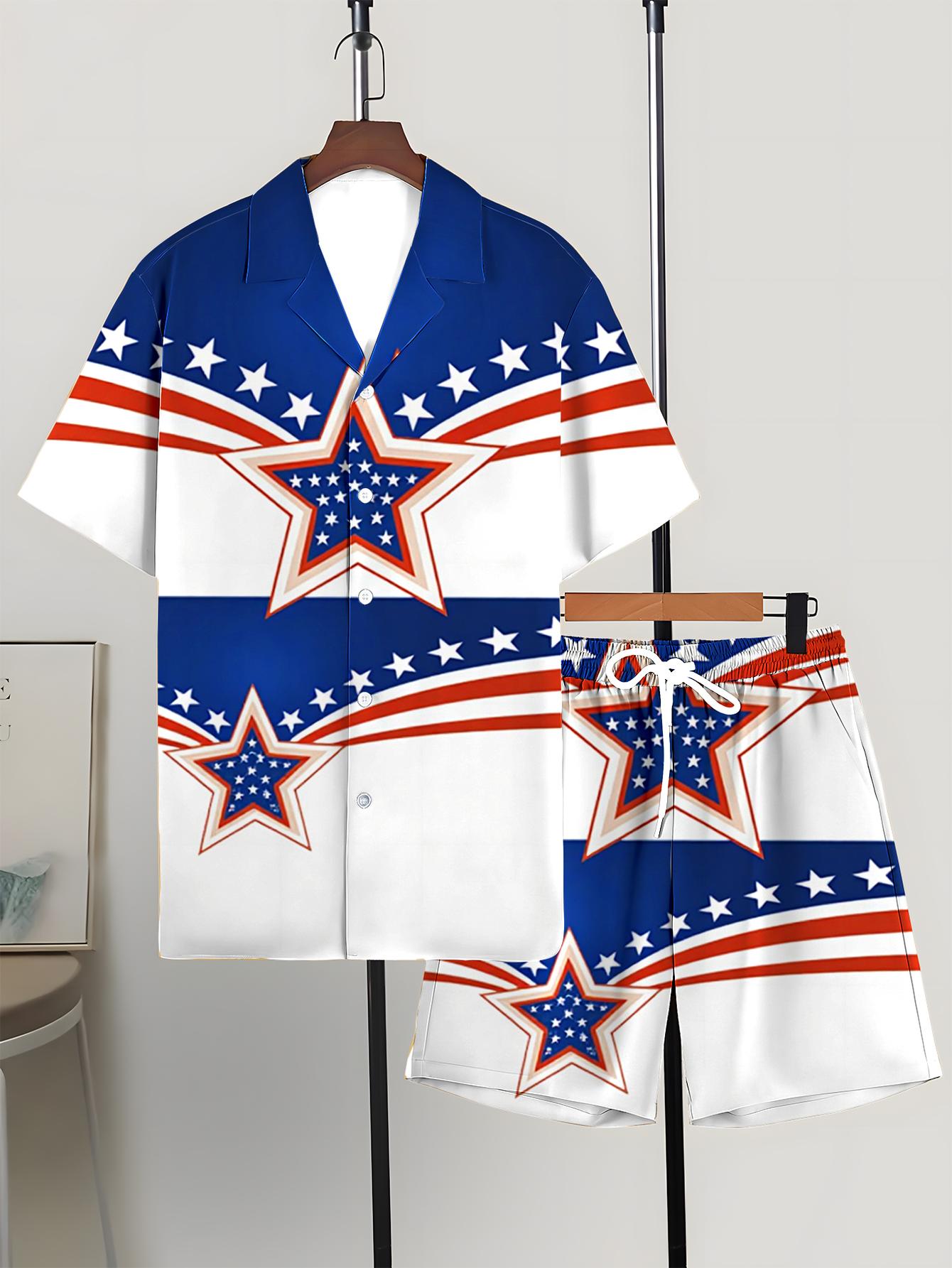 Men's Shirt Sets 2026 Spring/S - Summer Clothing Drip 评论和价格