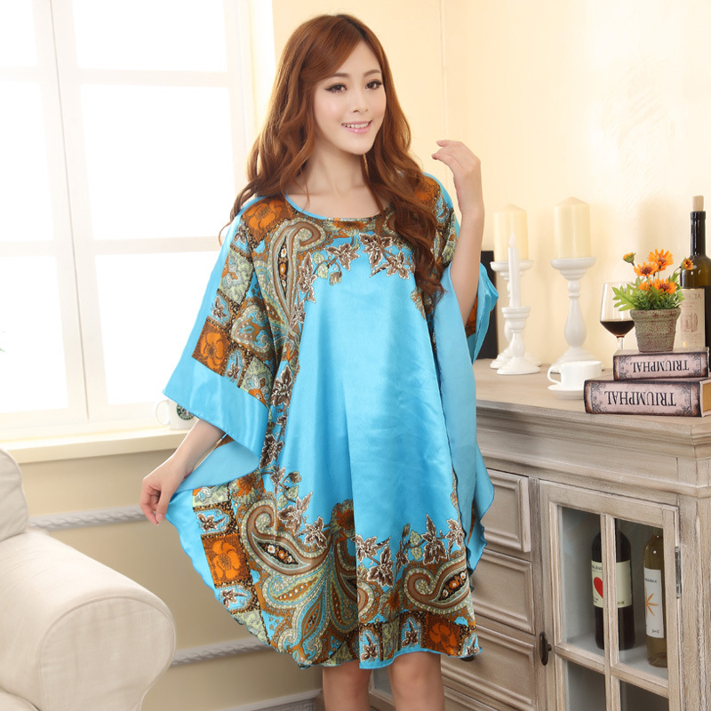 Summer New Light Blue Chinese  - Summer House Clothing 评论和价格