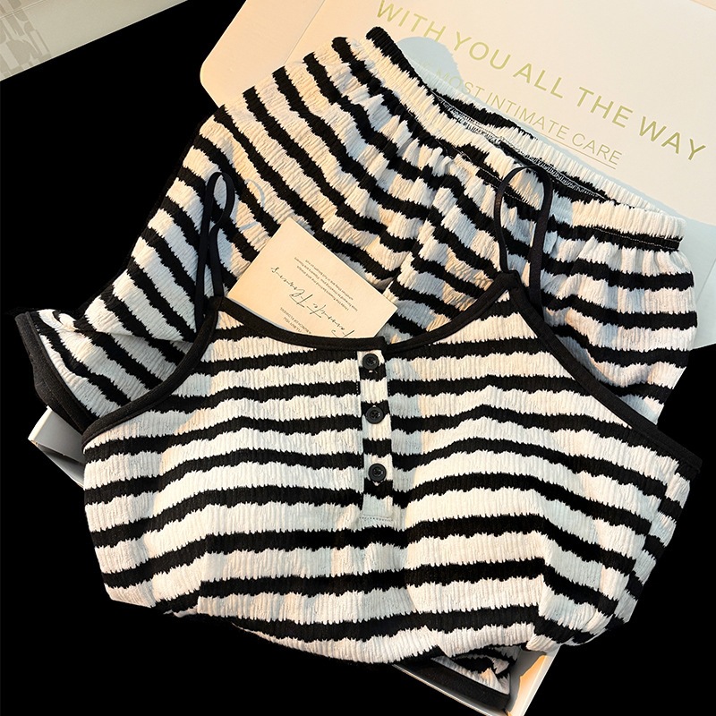 Women's New Summer Modal Pajam - Summer Clothing Teens 评论和价格
