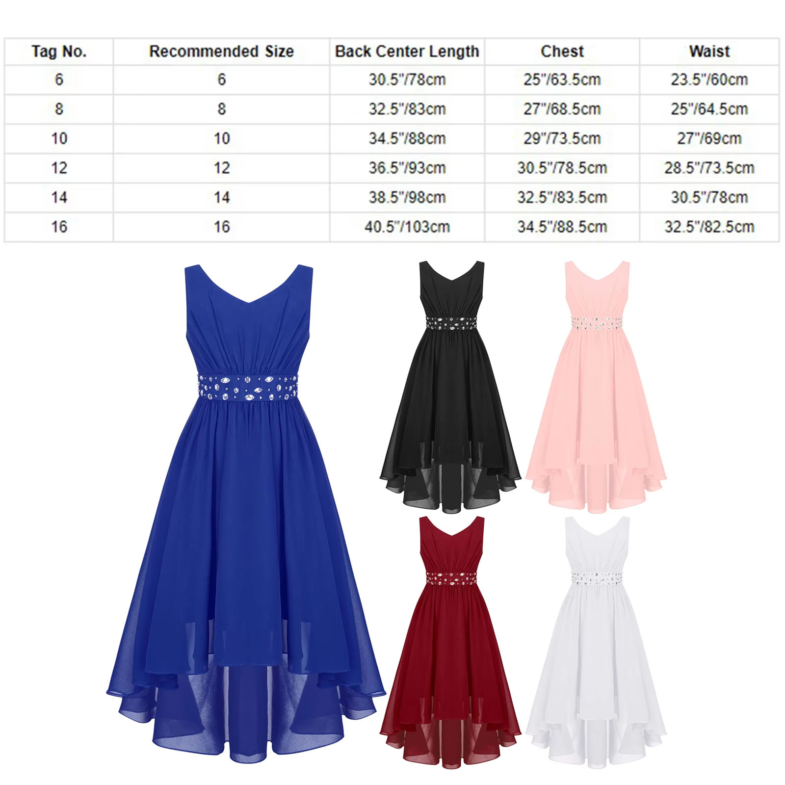 Summer Girls Festive Dress Hi- - Summer Dresses Yours Clothing 评论和价格