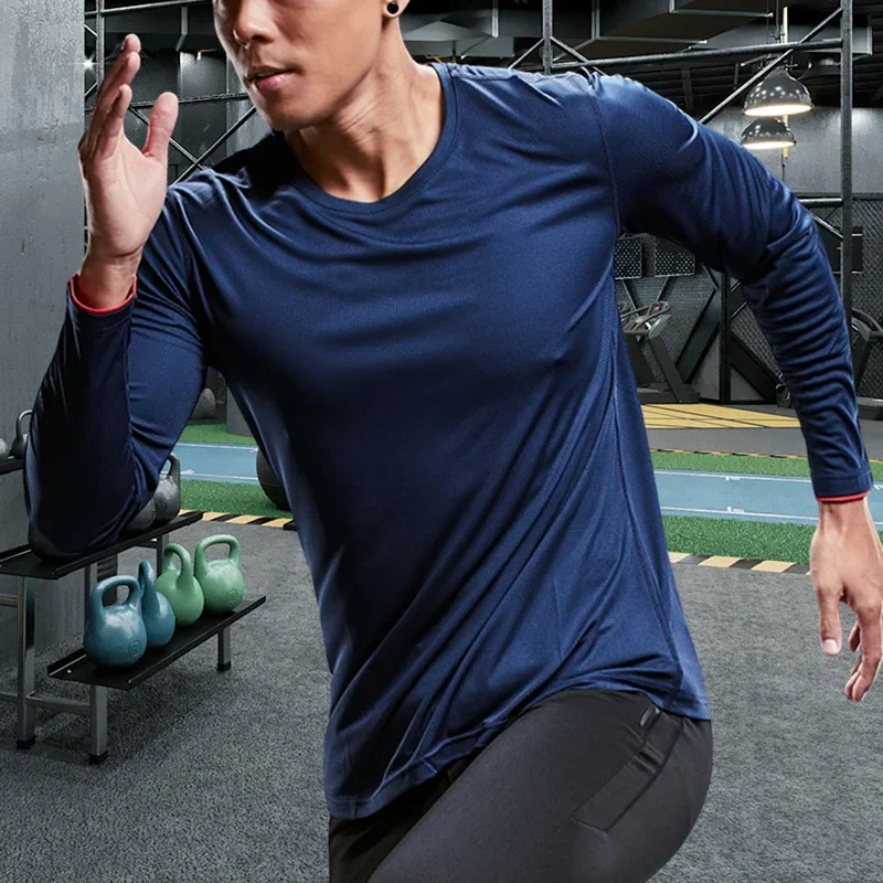 Men Running Sport Shirts Tops  - Summer Gym Clothing 评论和价格