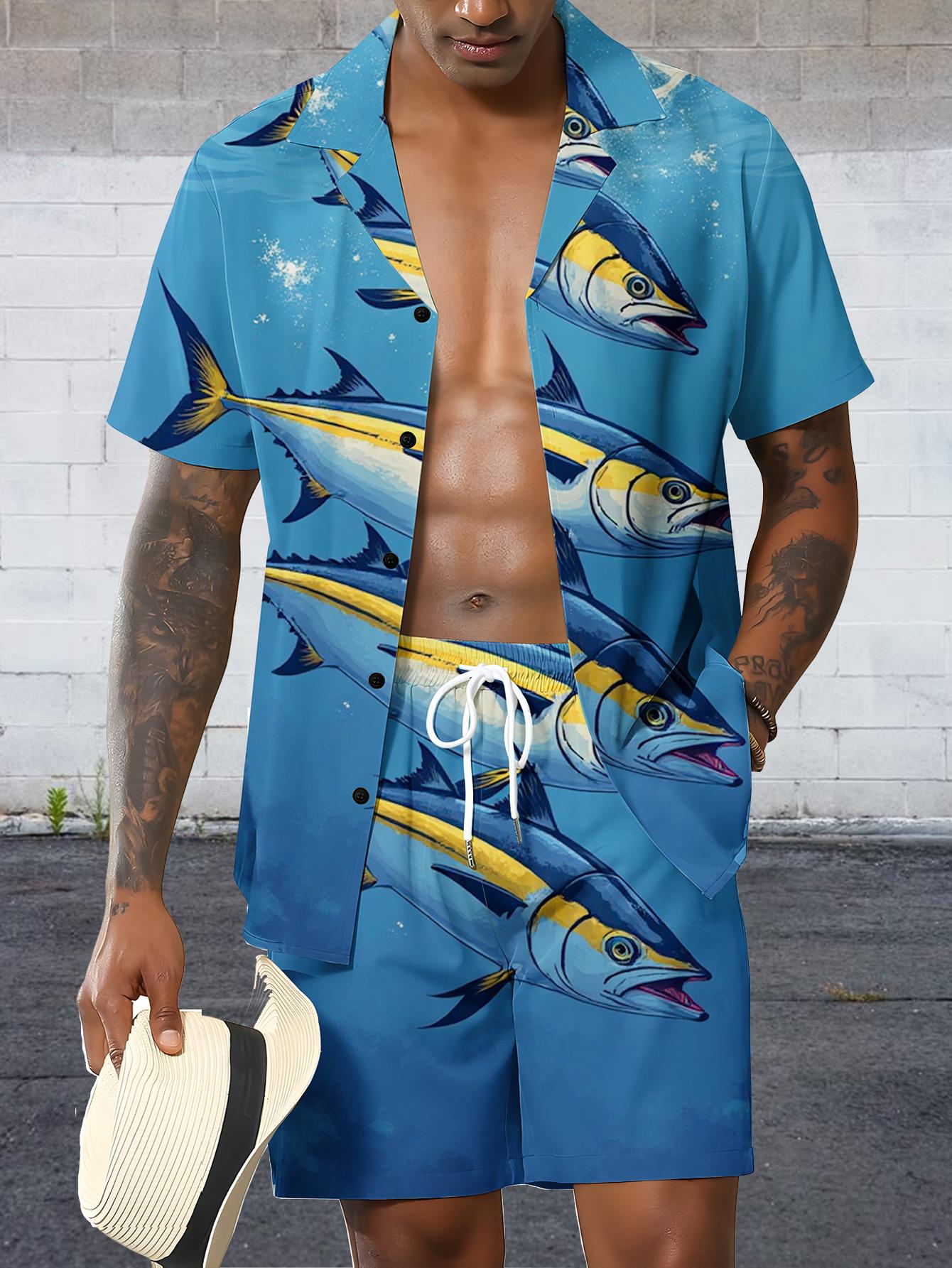 Men's Shirt Sets 2026 Spring/S - Summer Clothing Drip 评论和价格