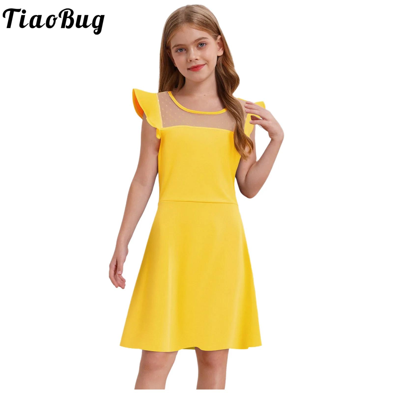 Teen Girls Summer Dress Ruffle - Summer Clothing Teens 评论和价格