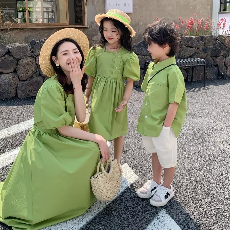 Family Matching Clothes Mom Da - Summer Dresses Yours Clothing 评论和价格