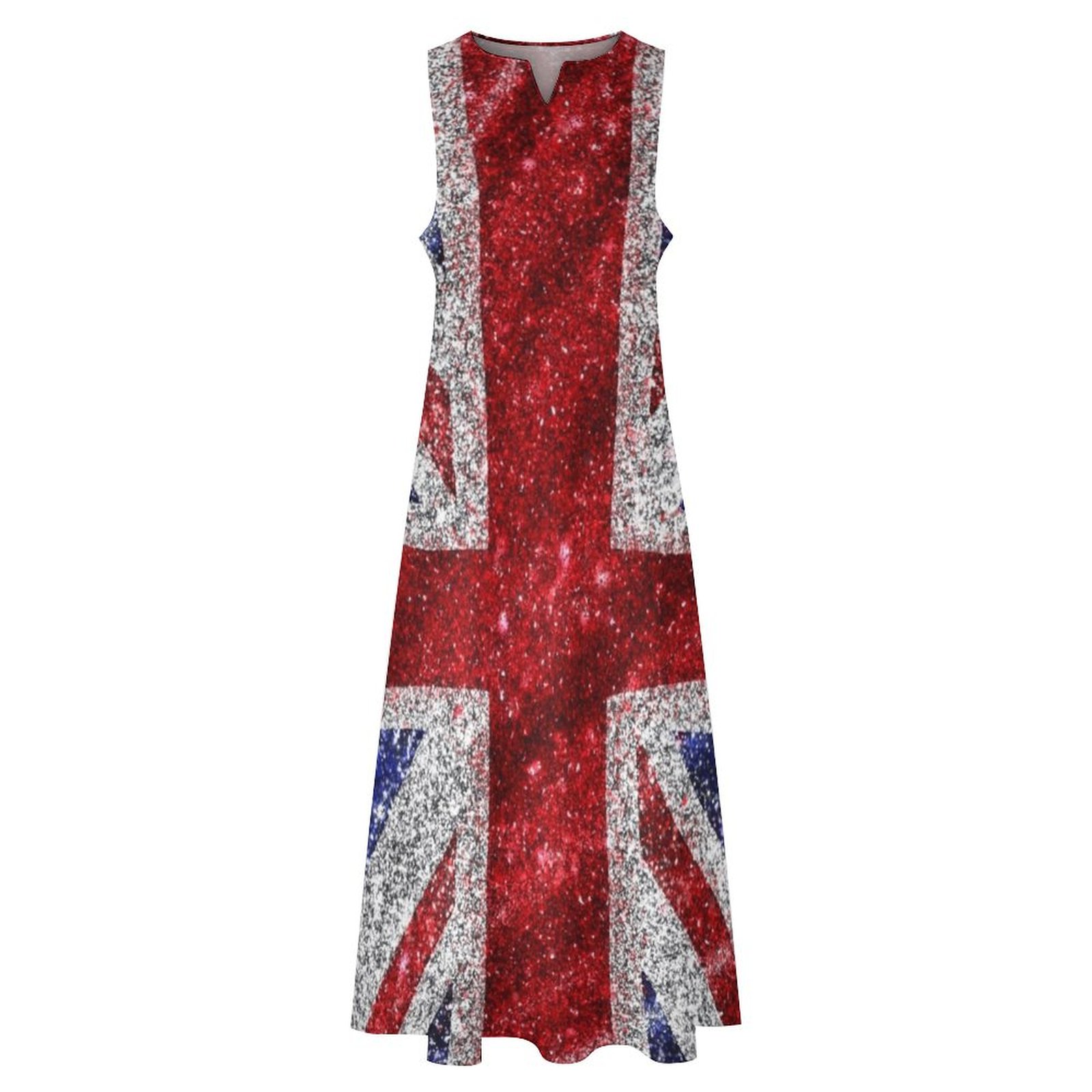 Faux Glitter Union Jack Flag U - Summer Clothing Women Uk 评论和价格