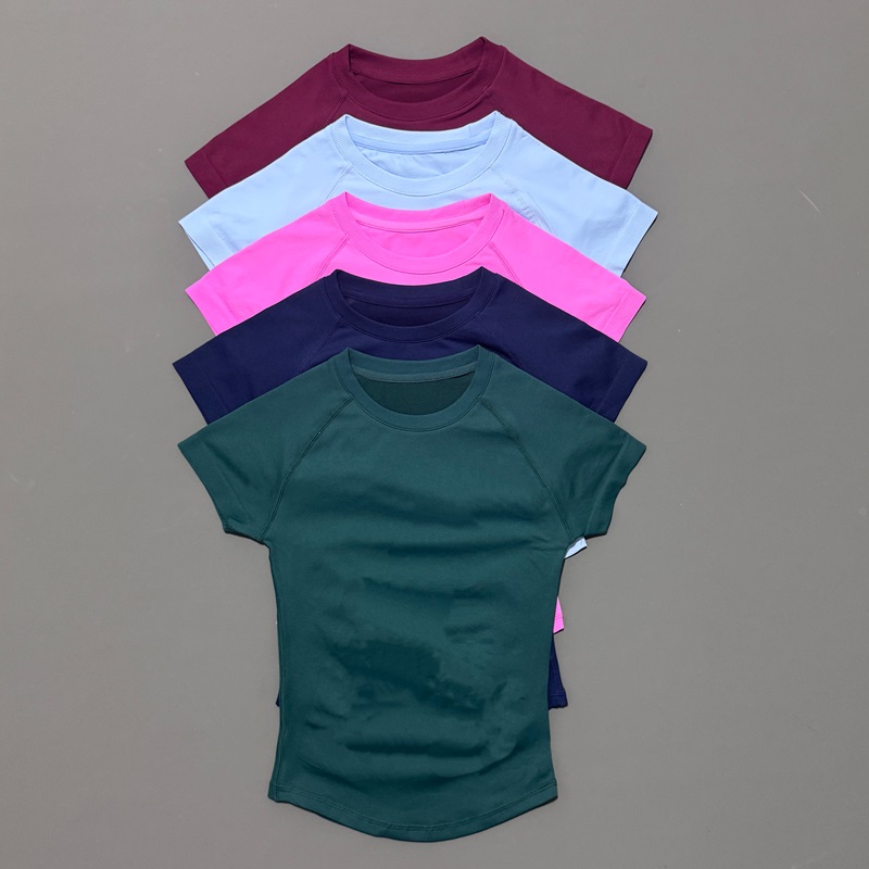 Histello Women Short Sleeve Sl - Summer Yoga Clothing 评论和价格