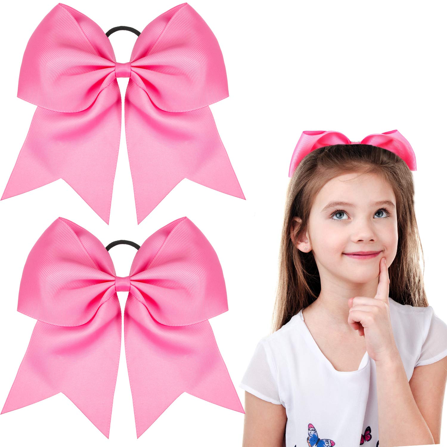 Jumbo Cheerleading Bow 8 Inch  - Summer Clothing Teens 评论和价格