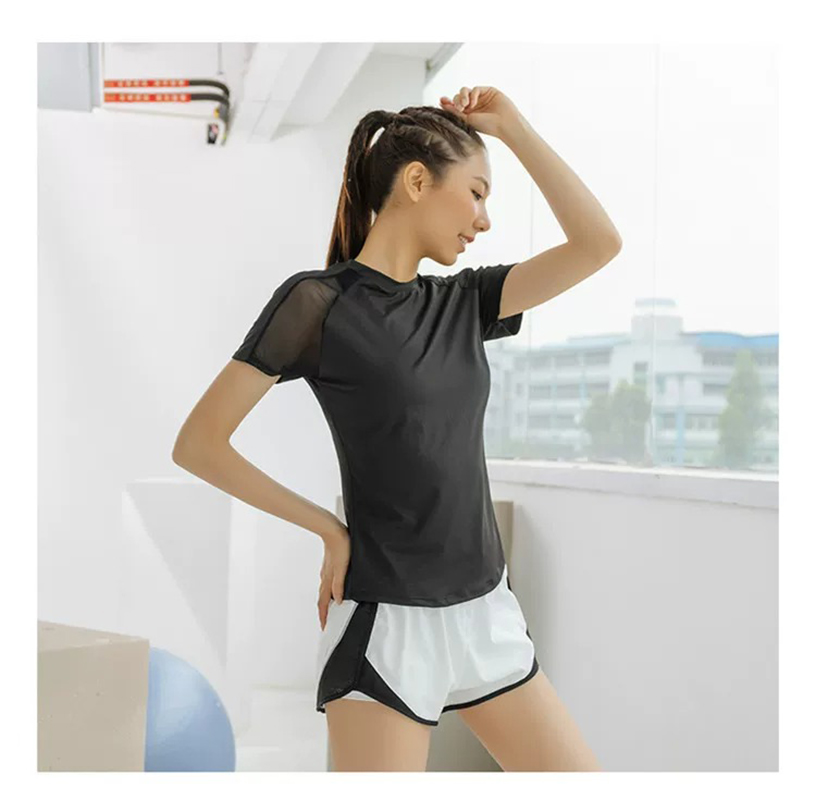 Summer Sports Short-Sleeved Wo - Summer Yoga Clothing 评论和价格