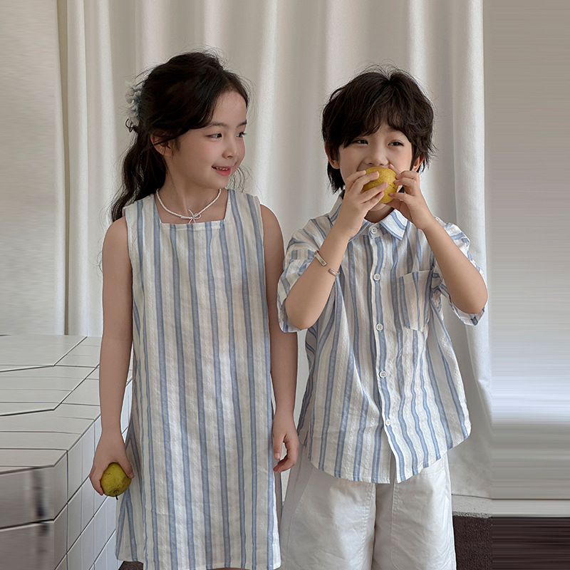 Korean Boys and Girls Parent-c - Summer Dresses Yours Clothing 评论和价格