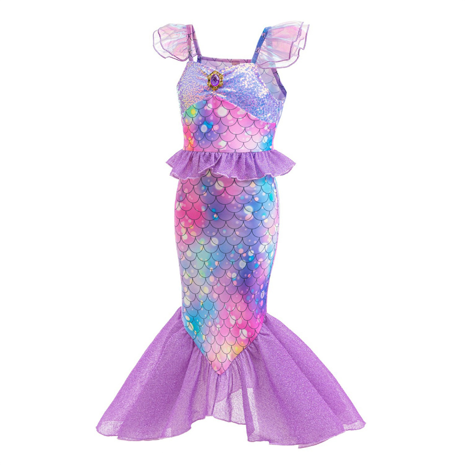 Mermaid Cosplay Purple Princes - Summer Dresses Yours Clothing 评论和价格