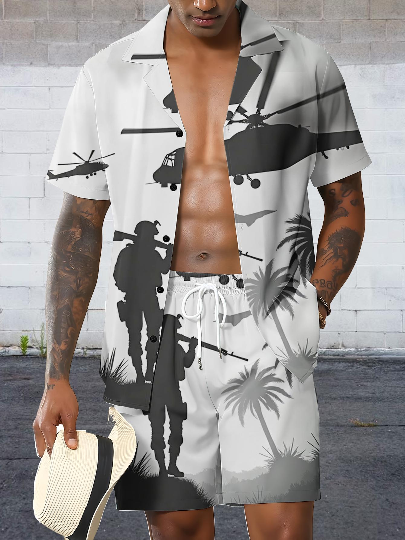 Men's Shirt Sets 2026 Spring/S - Summer Clothing Drip 评论和价格
