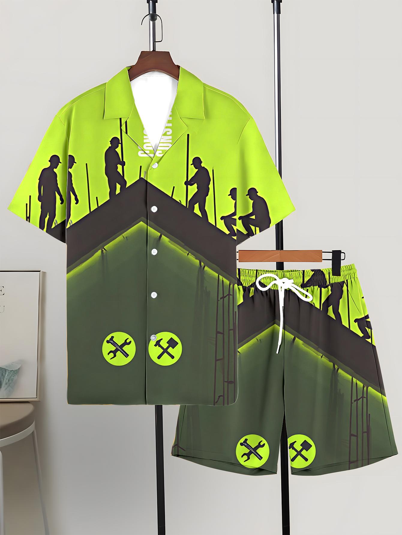 Men's Shirt Sets 2026 Spring/S - Summer Clothing Drip 评论和价格