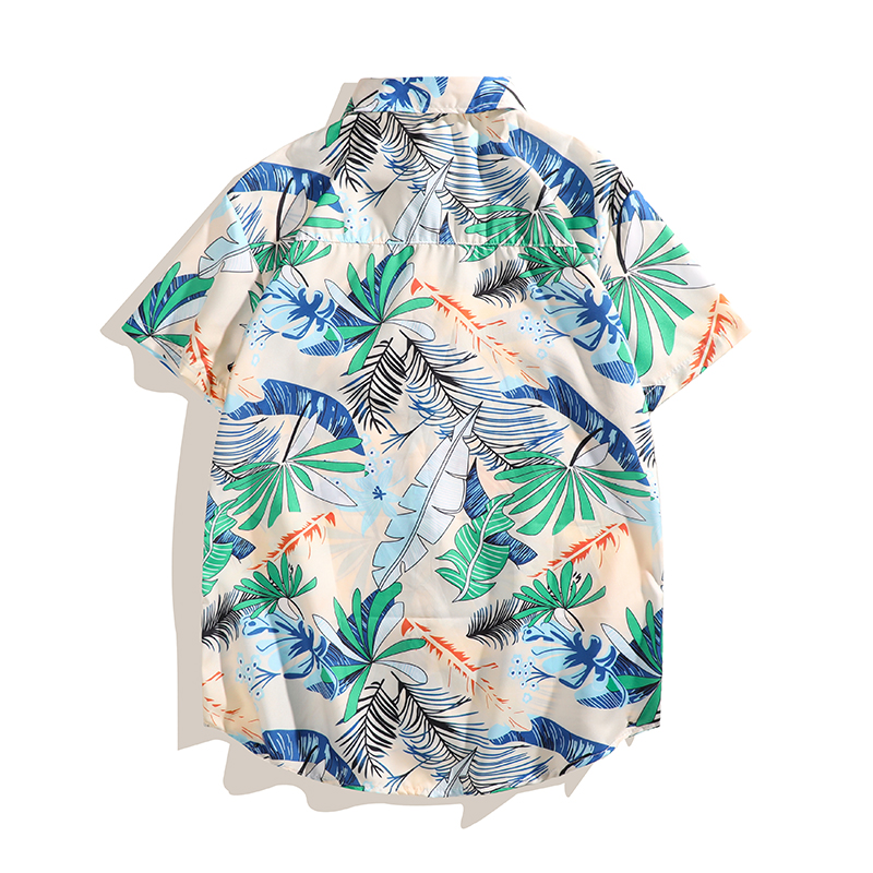 Hawaiian Style Shirt Set Men's - Beach Shirt Hawaiian 评论和价格