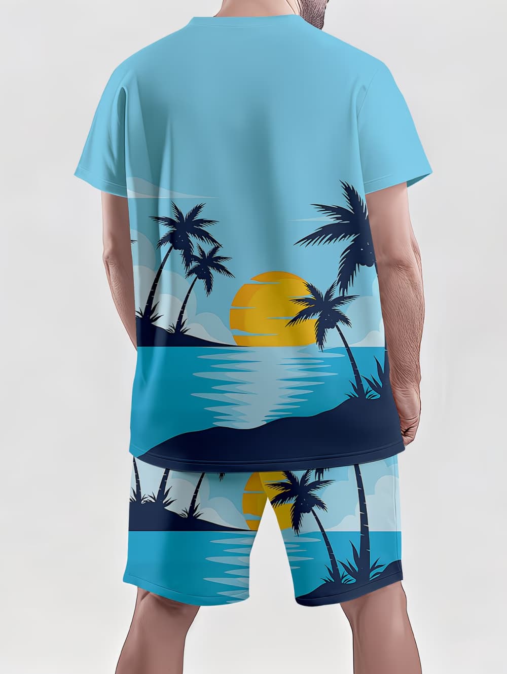 2026 Men's 2 Piece Set Hawaiia - Beach Shirt Hawaiian 评论和价格