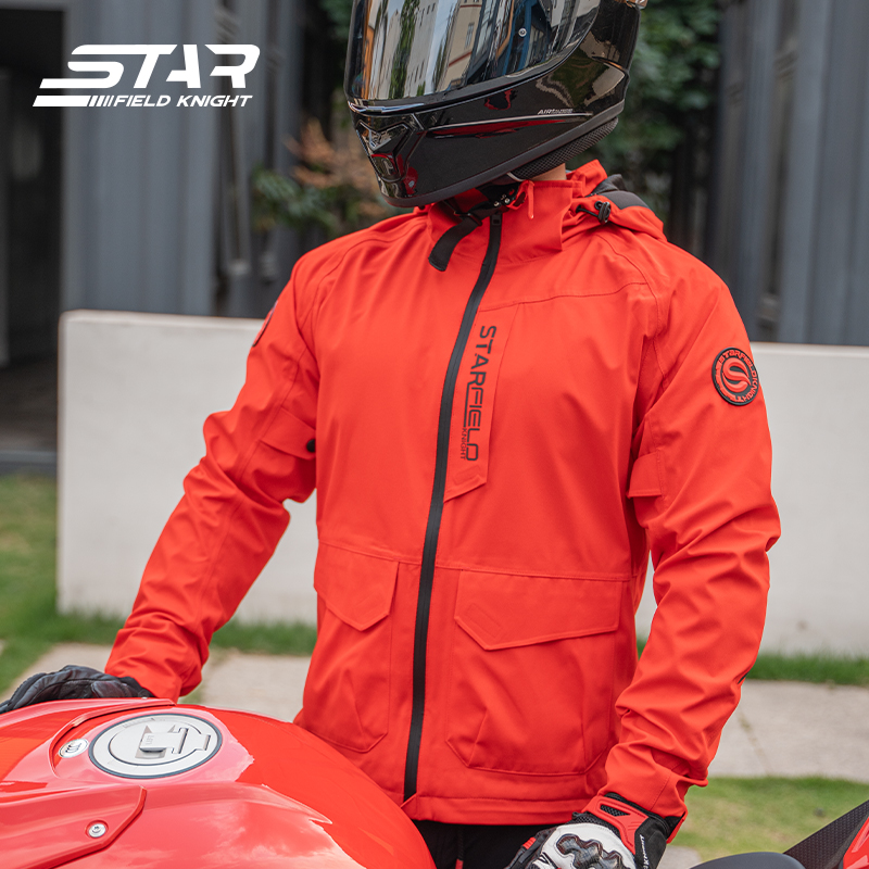 SFK Orange Motorcycle Jacket M - Summer Clothing Motorcycle 评论和价格