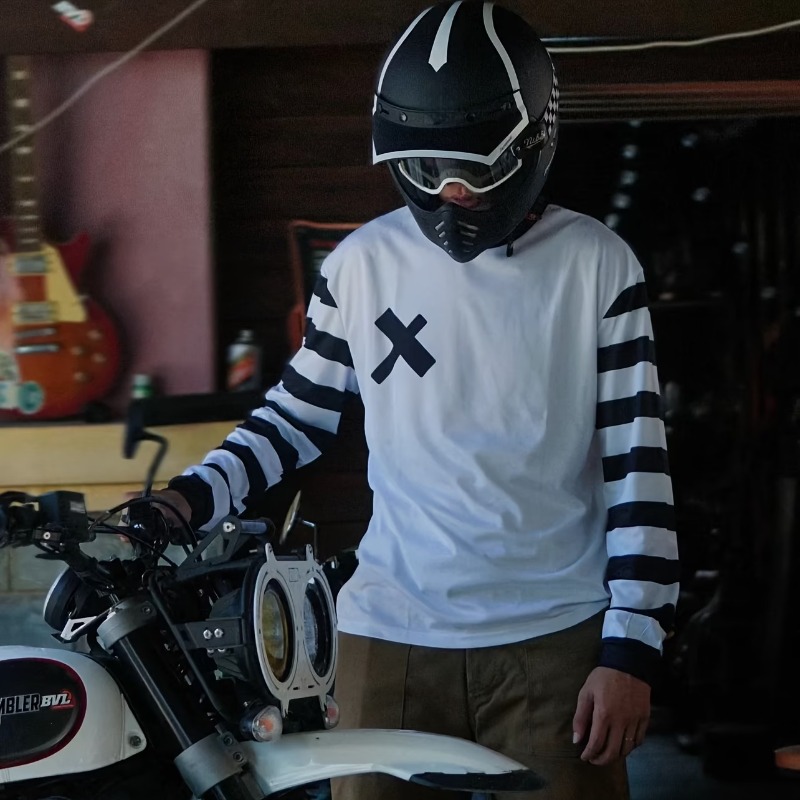 Summer White Motorcycle Off-Ro - Summer Clothing Motorcycle 评论和价格