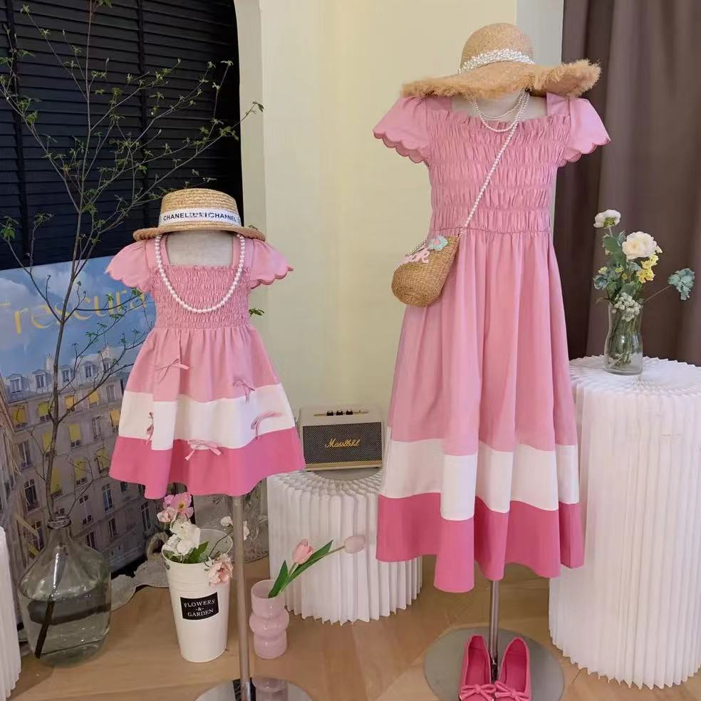 2024 Summer Mom and Daughter M - Summer Dresses Yours Clothing 评论和价格
