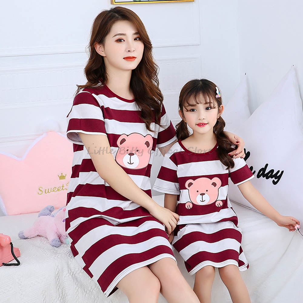 Summer Mom Daughter Night Dres - Summer Clothing Teens 评论和价格