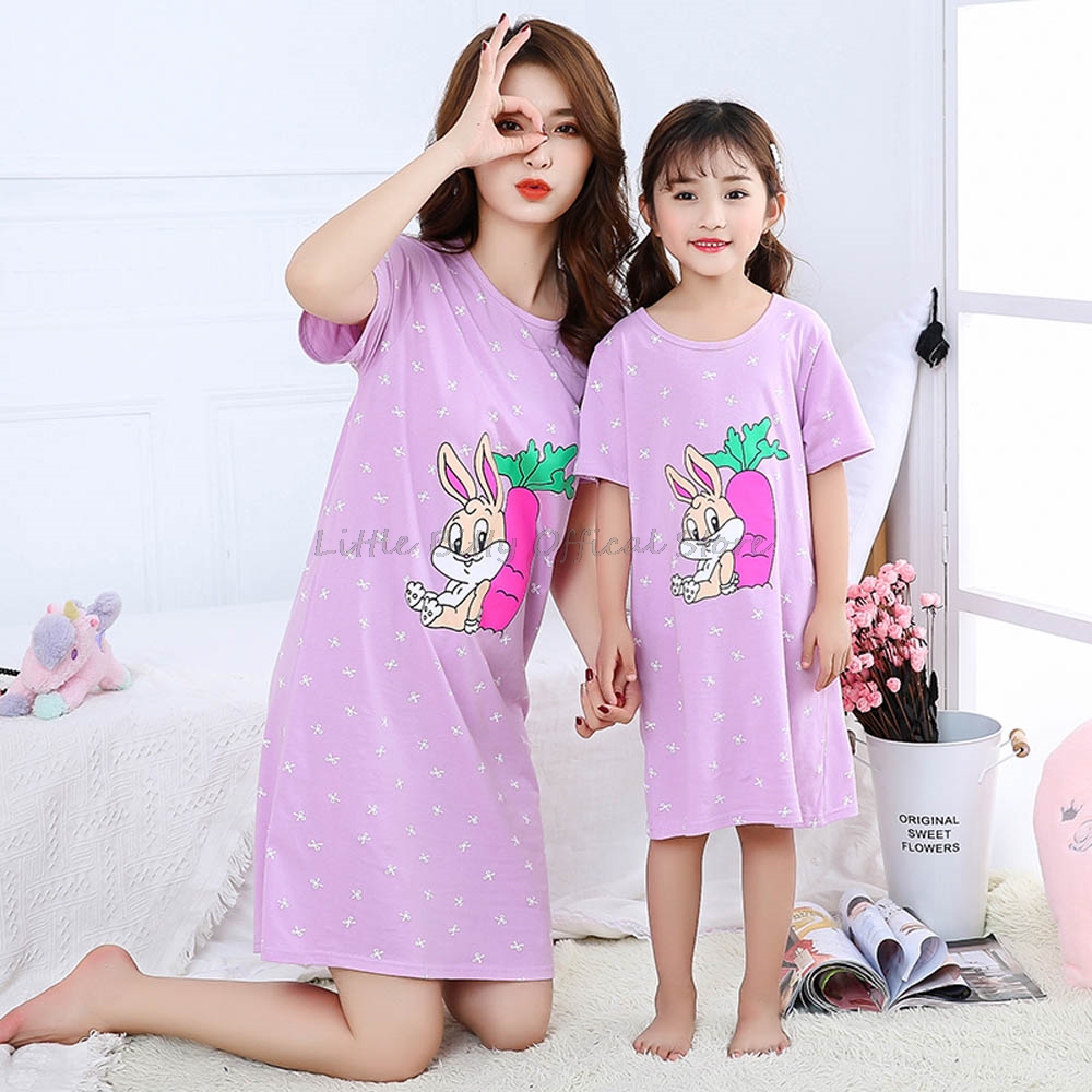 Summer Mom Daughter Night Dres - Summer Clothing Teens 评论和价格