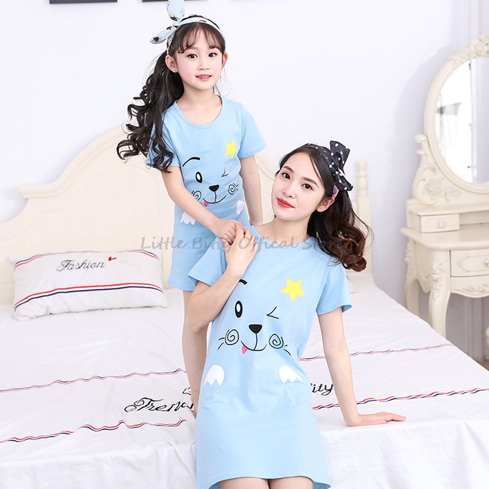 Summer Mom Daughter Night Dres - Summer Clothing Teens 评论和价格