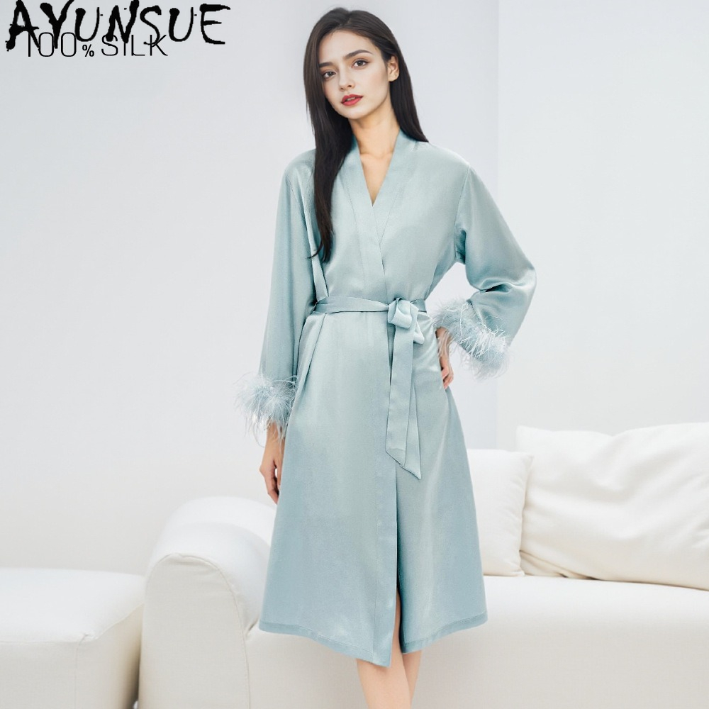 AYUNSUE 100% Real Mulberry Sil - Summer House Clothing 评论和价格