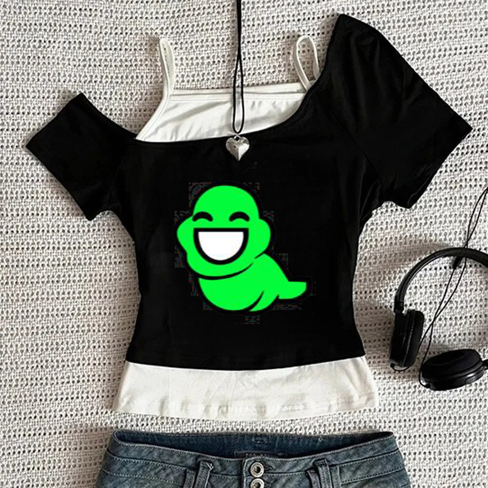 Homestuck cropped top teen y2k - Summer Clothing Teens 评论和价格