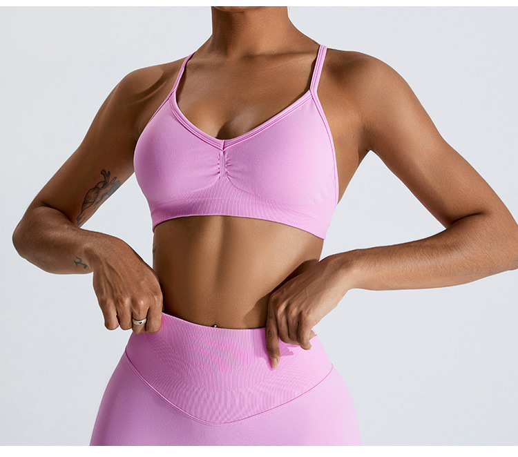 Summer Sexy Scrunch Sports Bra - Summer Yoga Clothing 评论和价格