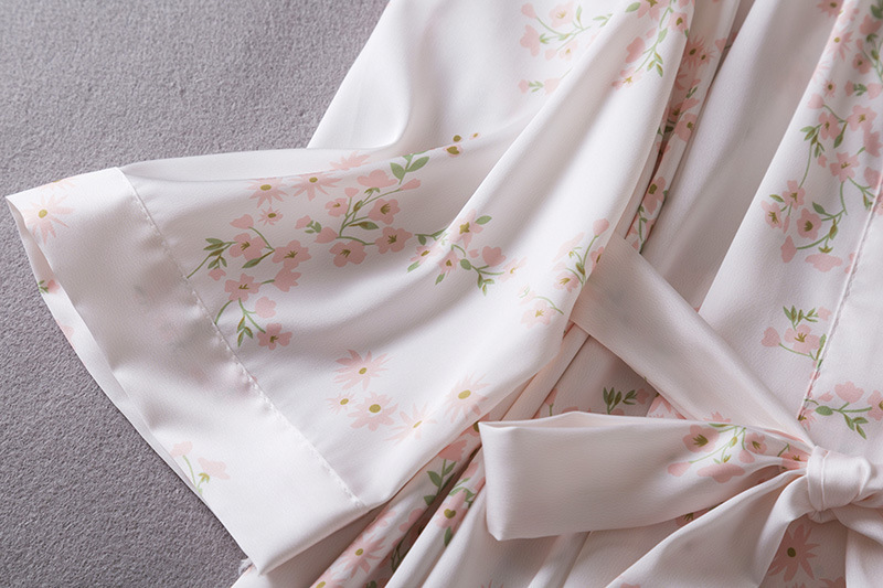 Print Robe Set Womens Lace 2PC - Summer House Clothing 评论和价格