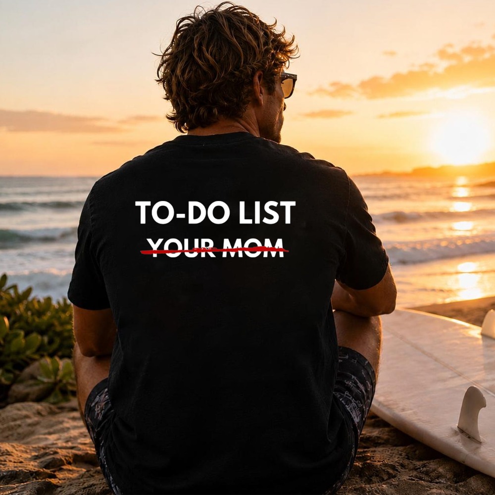 Funny To Do List Your Mom T Sh - Summer Clothing List 评论和价格