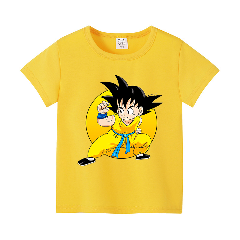 Dragon Ball Goku T-shirt Child - Summer Clothing Cartoon 评论和价格