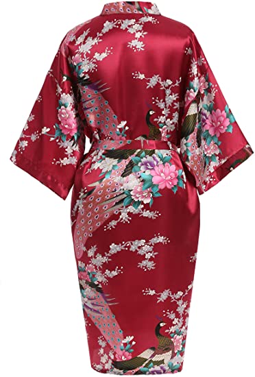 Rayon Robes Women Nightwear Fl - Summer House Clothing 评论和价格