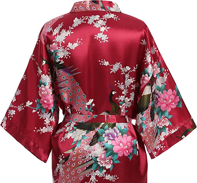 Rayon Robes Women Nightwear Fl - Summer House Clothing 评论和价格