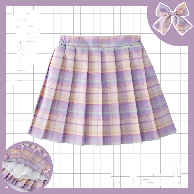 Kids Checkered Skirt Children  - Summer Clothing Teens 评论和价格