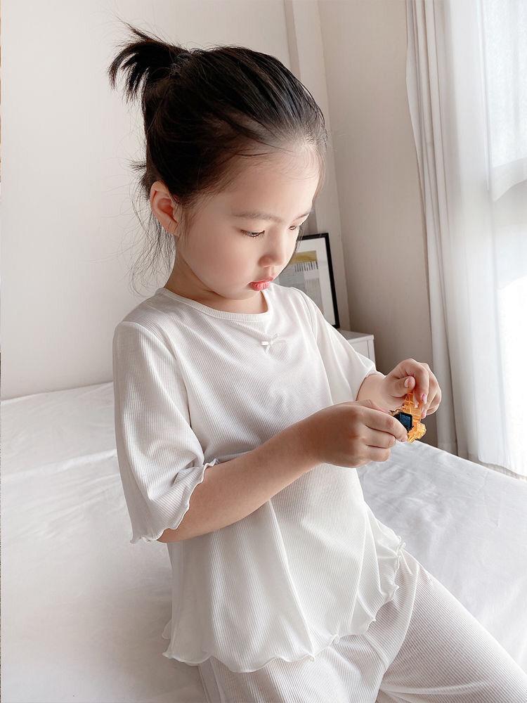 Pajamas Child House Clothing T - Summer Clothing Teens 评论和价格