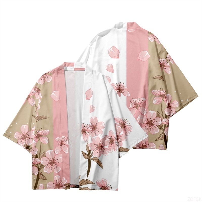 Summer Women Flower Print Kimo - Beach Shirt Hawaiian 评论和价格
