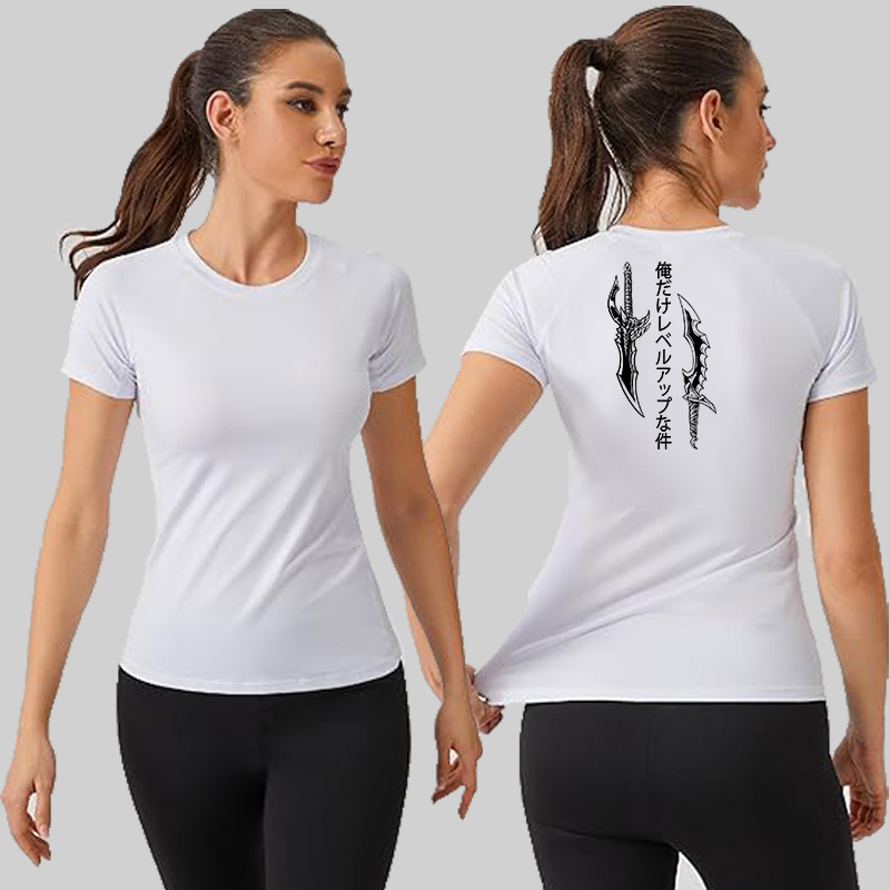 Graphic Print Compression Shir - Summer Gym Clothing 评论和价格