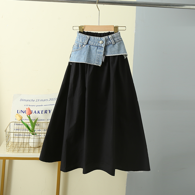 Korean Child Long Patchwork De - Summer Clothing Teens 评论和价格