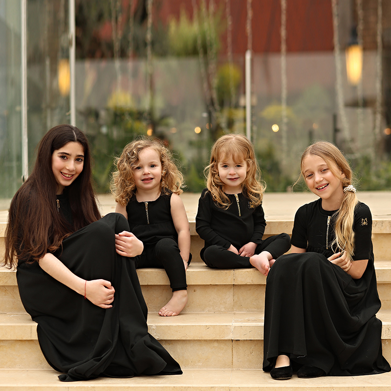 Summer Black Ribbed Family Mat - Summer Dresses Yours Clothing 评论和价格